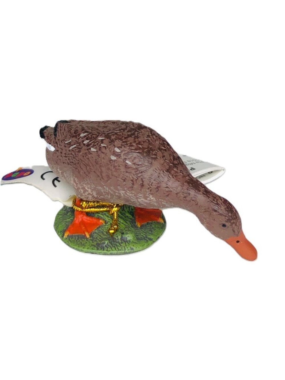 Papo Pecking Female Duck Animal Figurine New w/Tag Add-On Item Age 3+